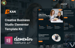 Dikan - Creative Business Studio Elementor Template Kit