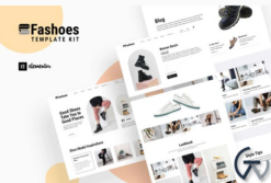 Fashoes - Minimalist Fashion Store Elementor Template Kit