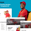 Deliventure Logistic Courier Service Elementor Template Kit