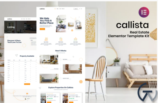 Callista Real Estate Elementor Template Kit 1