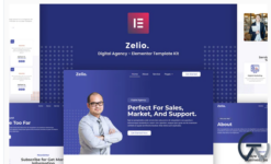 Zelio - Digital Agency Elementor Template Kit