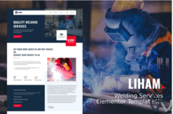 Liham - Welding Services Elementor Template kit