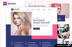 Willow - Hair & Beauty Salon Elementor Template Kit
