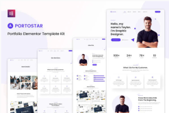 Portostar - Personal Portfolio Elementor Template Kit