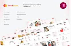 FoodSense | Food Delivery Elementor Template Kit