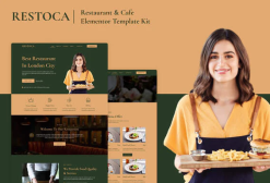 Restoca - Restaurant & Cafe Elementor Template Kit