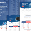 WebHoster Web Hosting Service Elementor Template Kit 1
