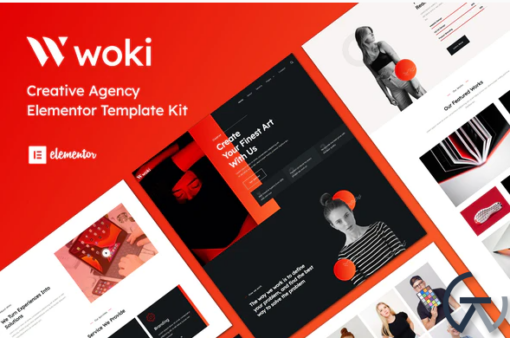 Woki Creative Agency Elementor Template Kit