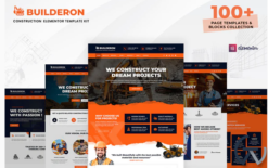 Builderon – Construction Elementor Template Kit