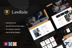 Lawride - Lawyer & Law Firm Elementor Template Kit