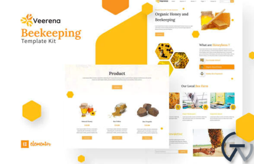 Veerena Honey Bee Elementor Template Kit