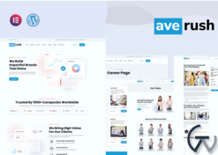 Averush - Digital Marketing & Creative Agency Elementor Template Kit