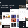 Byra Creative Agency Modern Portfolio Elementor Template Kit