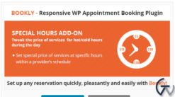 Bookly Special Hours 3.3