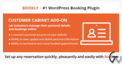 GDPR Solution – Bookly Customer Cabinet 6.4