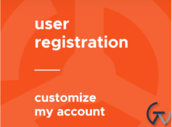 User Registration Customize My Account 1.2.3
