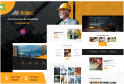 Indusc - Construction & Industrial Elementor Template Kit