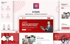 Syner - Creative Agency Elementor Template Kit