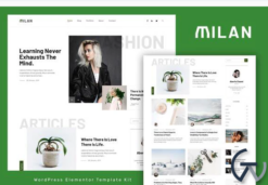 Milan - Blog & Magazine Elementor Template Kit