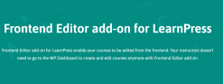 LearnPress Frontend Editor 4.0.7