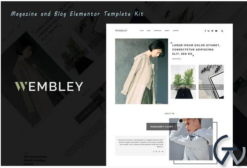 Wembley - Blog & Magazine Elementor Template Kit