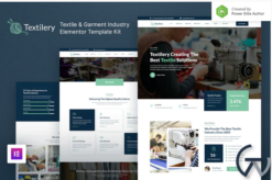 Textilery – Textile & Garment Industry Elementor Template Kit