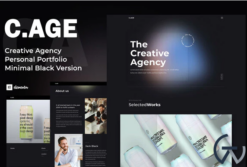 C.AGE - Creative Agency Personal Portfolio Elementor Template Kit