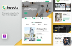 Insecta – Pest Control & Disinfection Elementor Template Kit