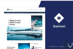 Santoni - Blog & Magazine Elementor Template Kit