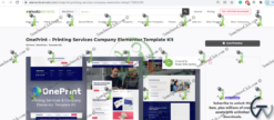 OnePrint – Printing Services Company Elementor Template Kit