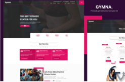 Gymna - Fitness & Gym Elementor Template Kit