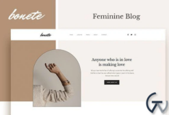 Bonete - Feminine Blog Elementor Template Kit