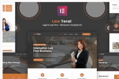 LawTeral - Legal & Law Firm Elementor Template Kit