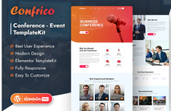Confrico - Event & Conference Elementor Template Kit