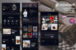 Suissland - Watch Shop Elementor Template Kit