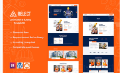 Relect - Construction & Building Elementor Template Kit
