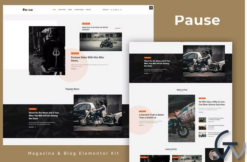 Pause - Blog & Magazine Elementor Template Kit