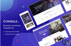 Consulz - Consulting Company Elementor Template Kit