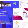 Zamzam App Landing Elementor Template Kit
