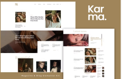 Karma - Blog & Magazine Elementor Template Kit