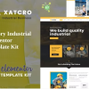 Xatcro - Factory Industrial Elementor Template Kit 2 Xatcro Factory Industrial Elementor Template Kit