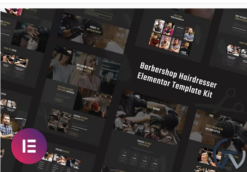 Nelson - Barbershop & Hairdresser Elementor Template Kit
