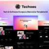 Techoes - Tech & Software Company Elementor Template kit 2 Techoes Tech Software Company Elementor Template kit