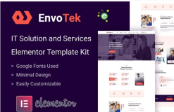 EnvoTek - IT Solution & Services Elementor Template Kit