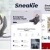 Sneakie Shoes Store WooCommerce Elementor Template Kit