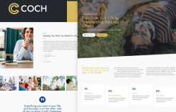 Coch - Business Coach Elementor Template Kit