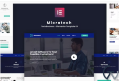 Microtech - Tech Business Elementor Template Kit