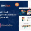 HelFan Charity and Nonprofit Elementor Template Kit