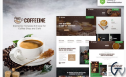 Coffeeine – Coffee Shop & Cafe Elementor Template Kit