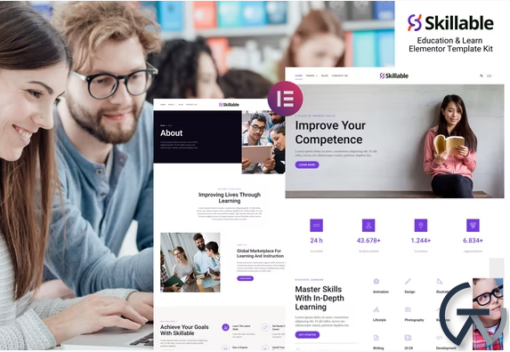 Skillable Education and Learn Elementor Template Kit